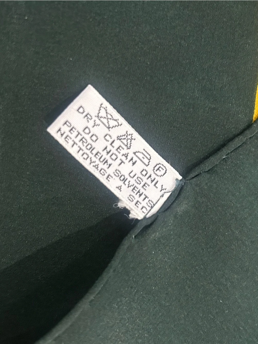 CHANEL Dark Green Silk Scarf with Silhouette of Ladies and Bags